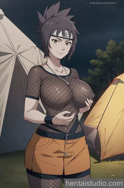 Anko Mitarashi from Naruto hentai art 1 of 18