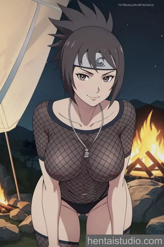 Anko Mitarashi from Naruto hentai art 4 of 18