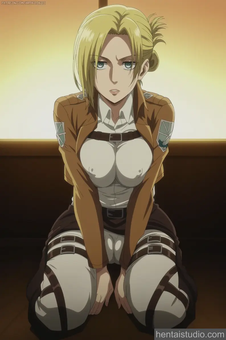 Annie Leonhart from Attack On Titan hentai art 21 of 23