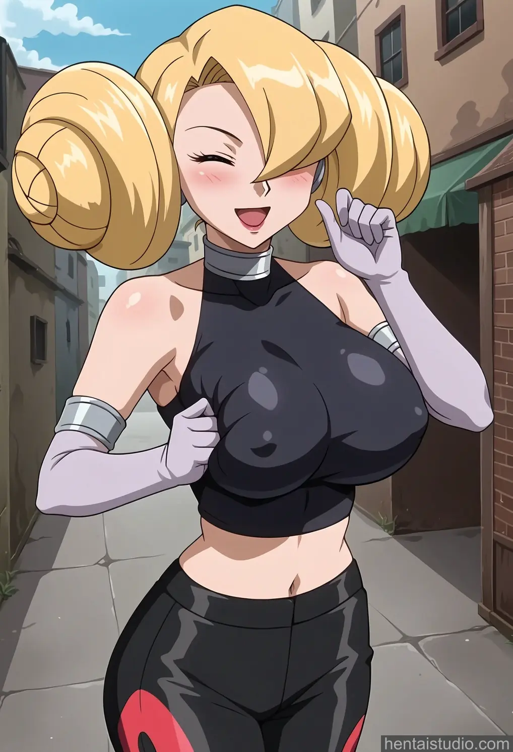 Annie from Pokemon hentai art 10 of 67