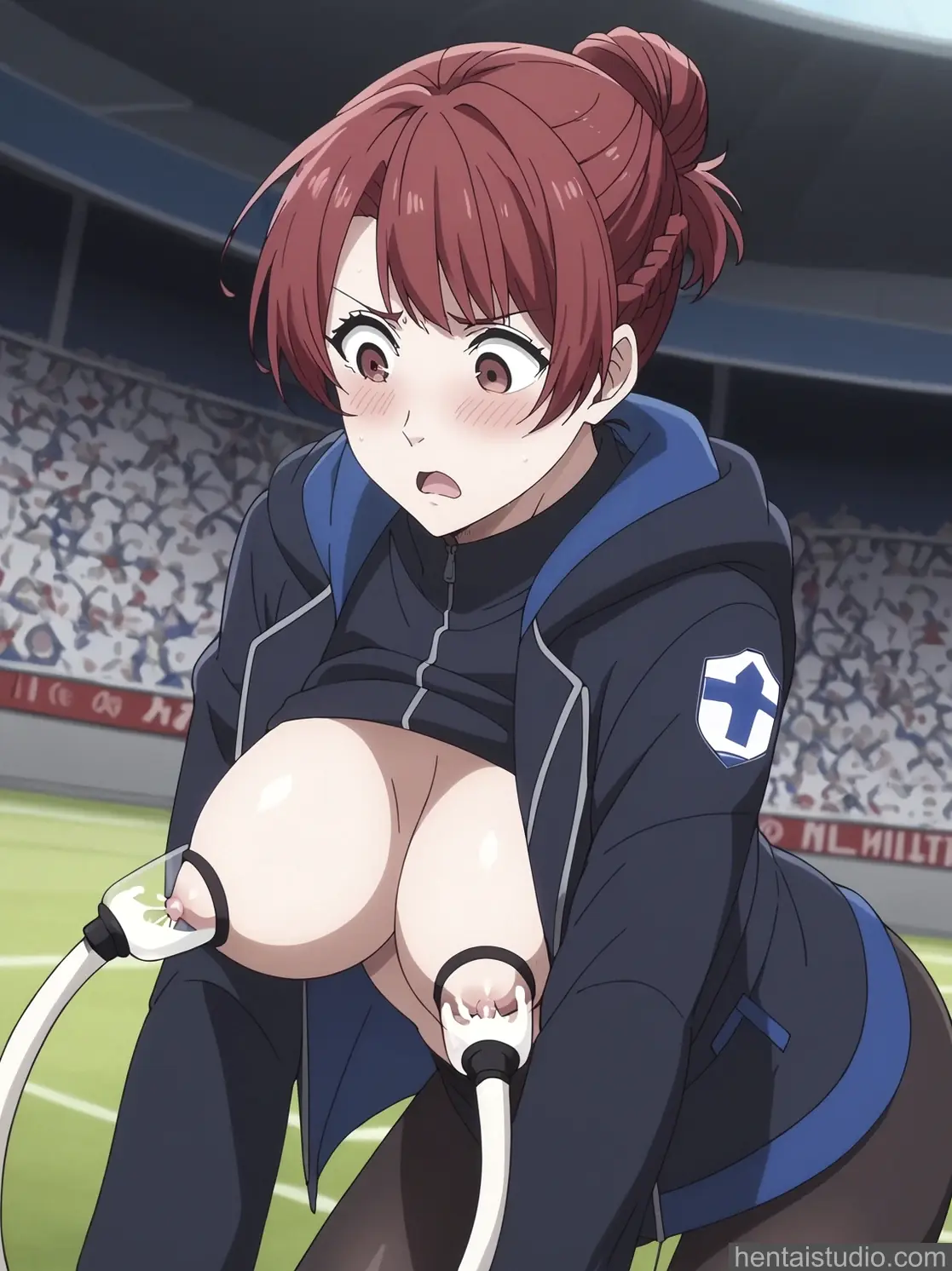 Anri Teieri from Blue Lock hentai art 122 of 128