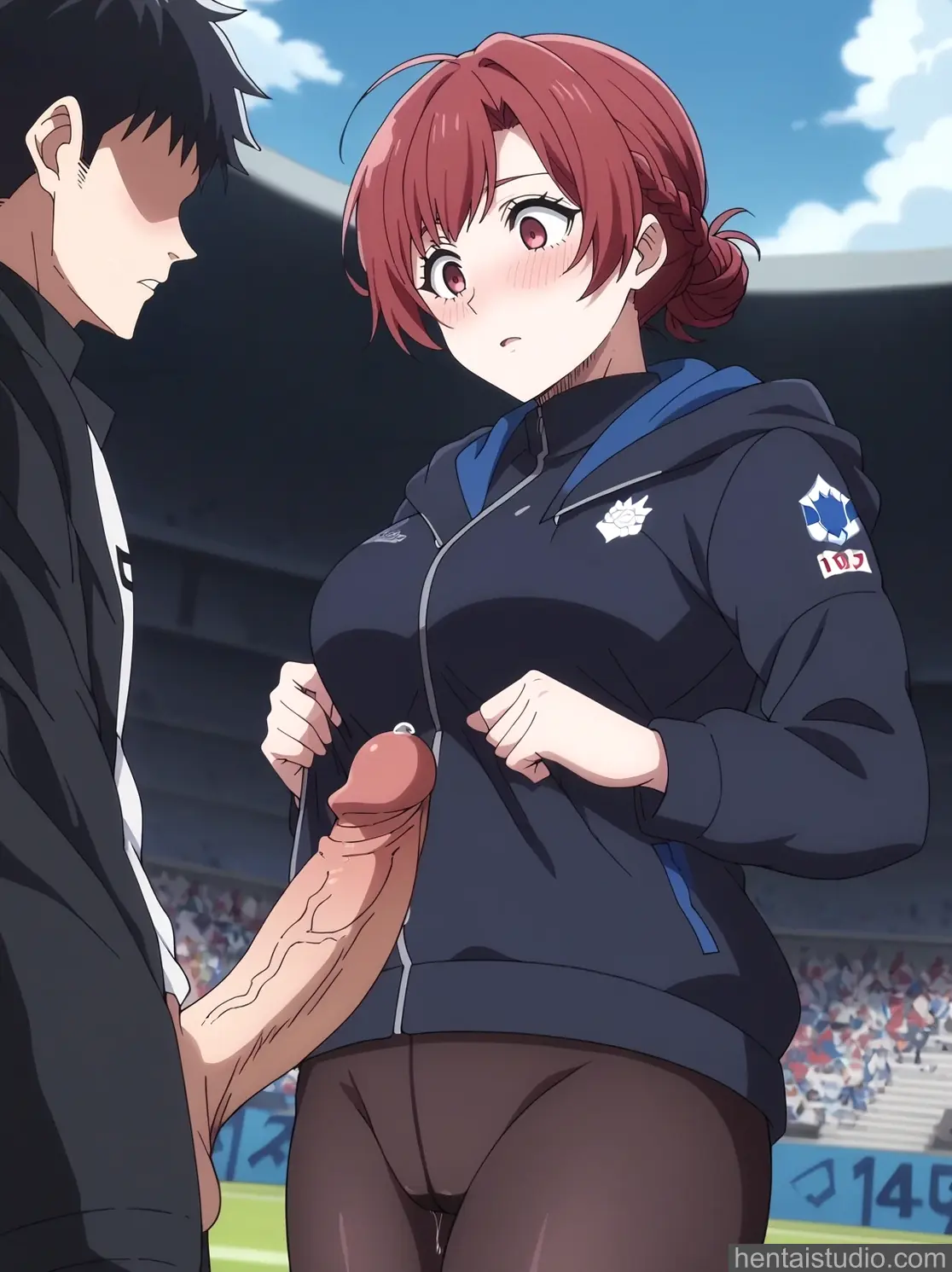 Anri Teieri from Blue Lock hentai art 7 of 128