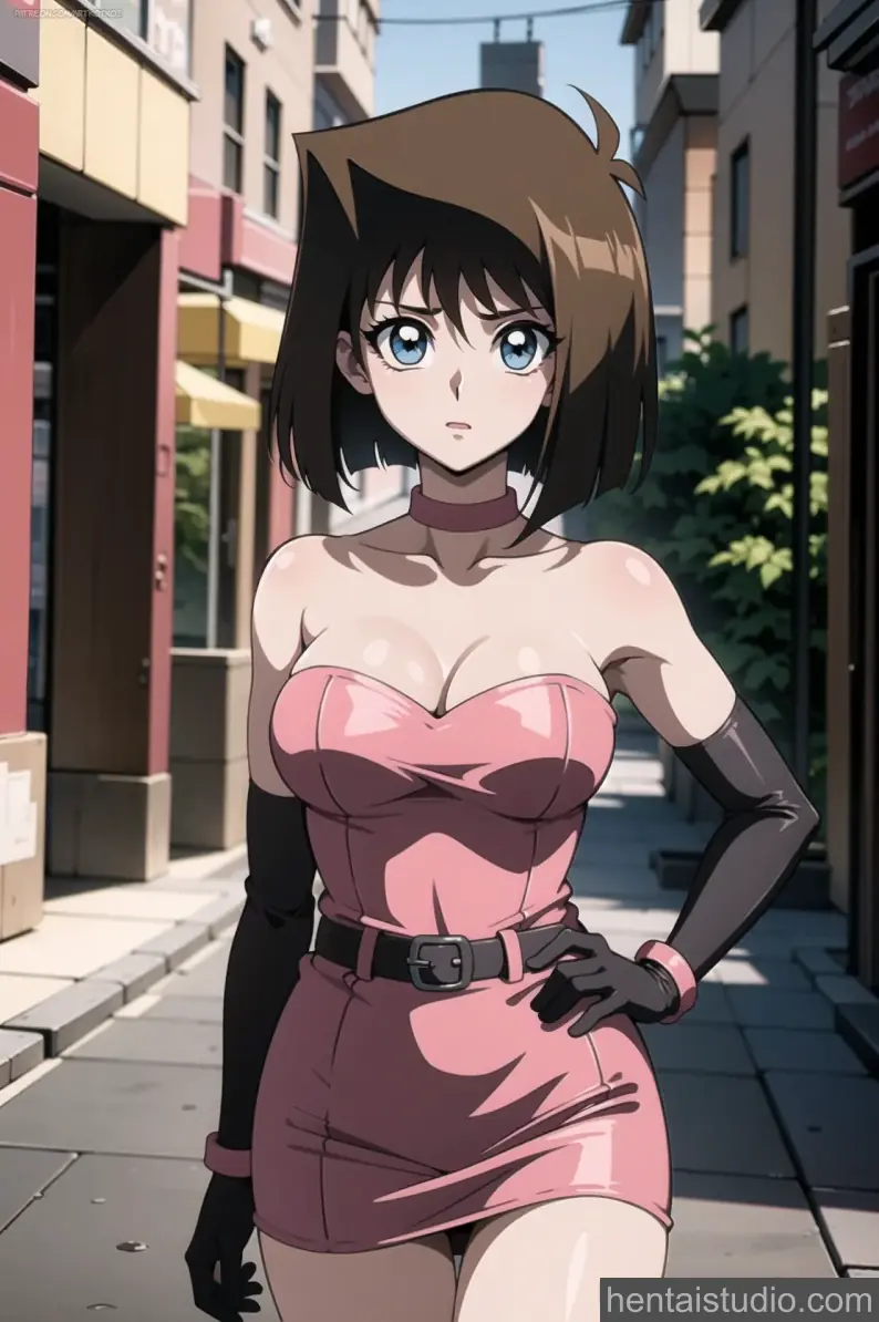 Anzu Mazaki from Yu Gi Oh hentai art 14 of 19