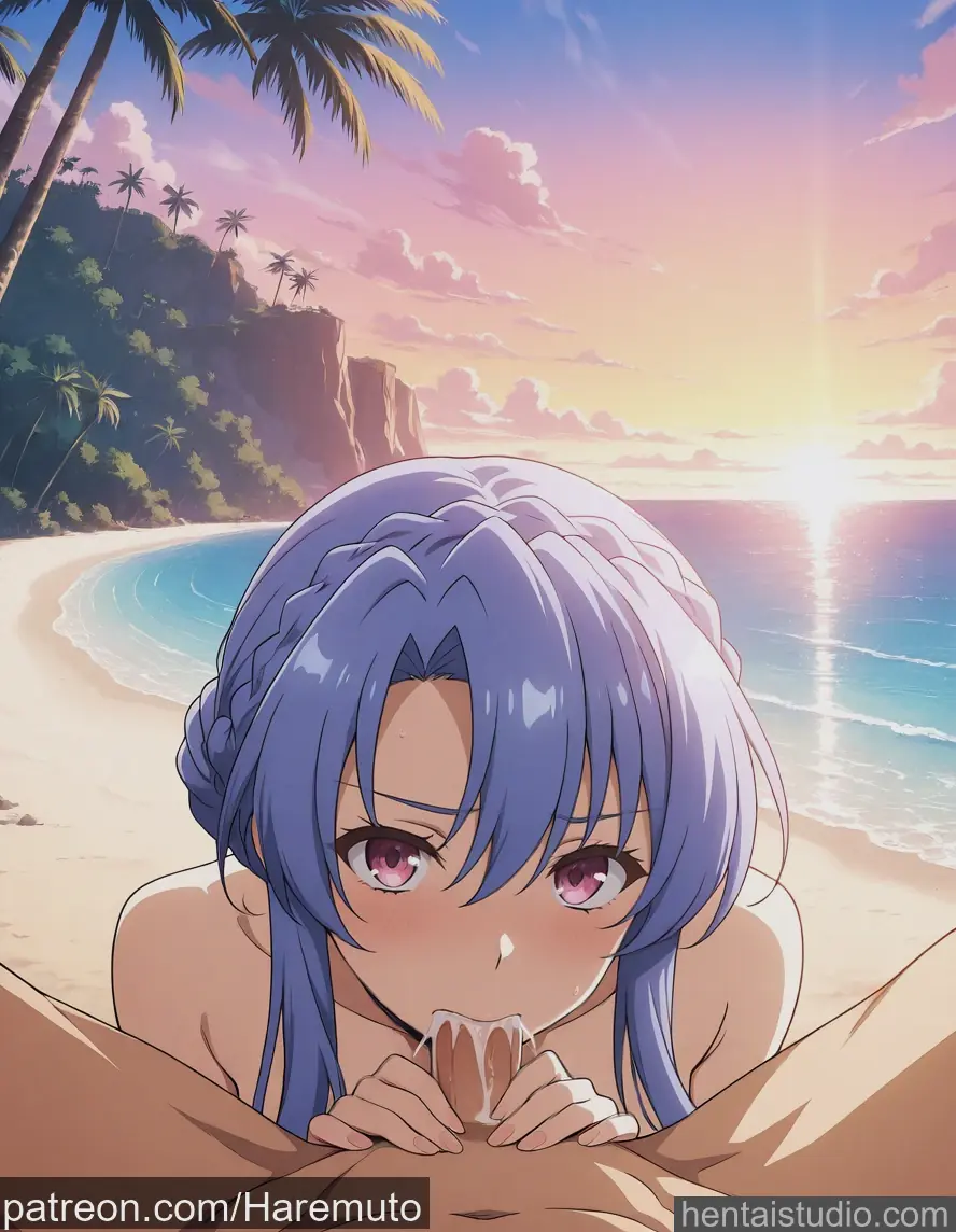 Ao Sorakado from Summer Pockets hentai art 1 of 19