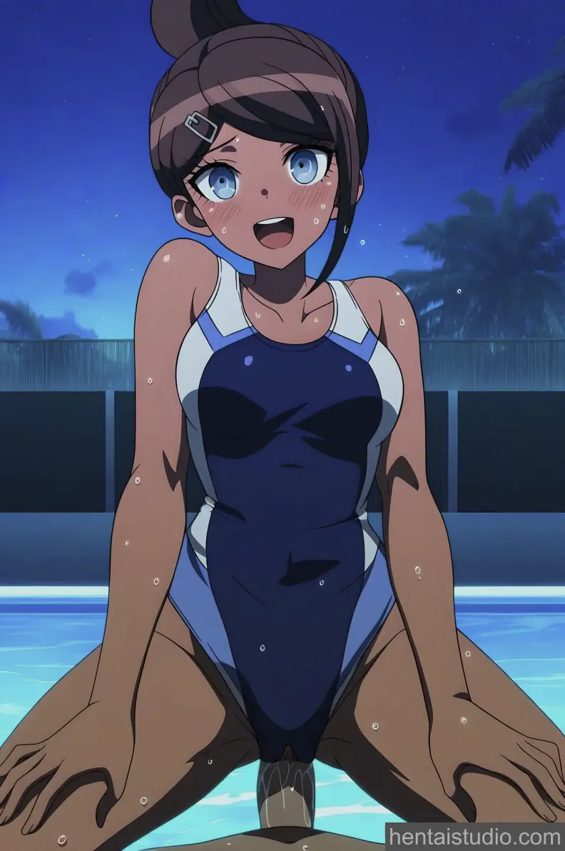 Aoi Asahina from Danganronpa hentai art 16 of 124