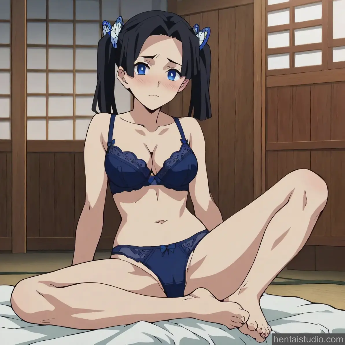 Aoi Kanzaki from Demon Slayer hentai art 5 of 67