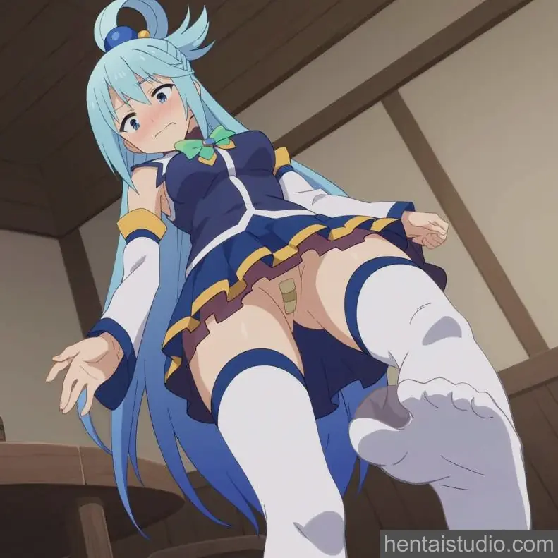 Aqua Kazuma Satou from Konosuba God's Blessing On This Wonderful World hentai art 109 of 112