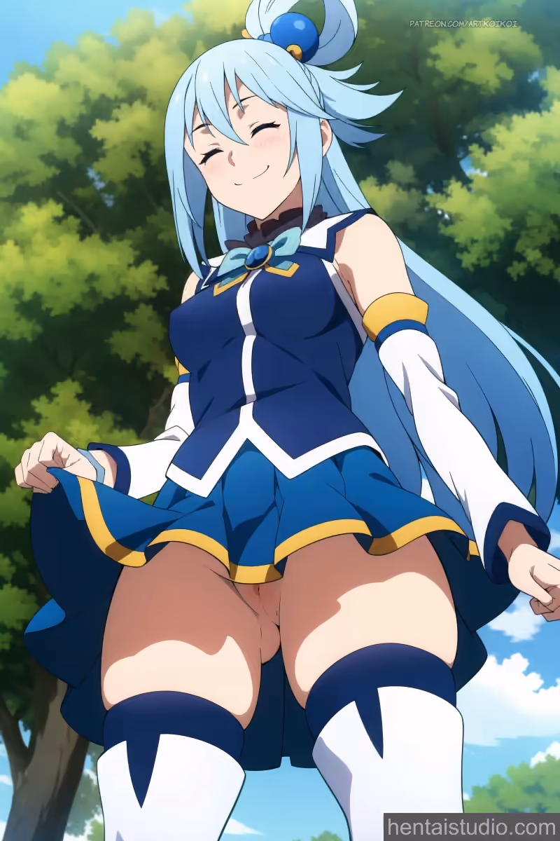 Aqua - KonoSuba: God's Blessing on This Wonderful World! (Kono Subarashii Sekai ni Shukufuku wo!) - Hentai Gallery 13 - 27 Images — image 21 of 27
