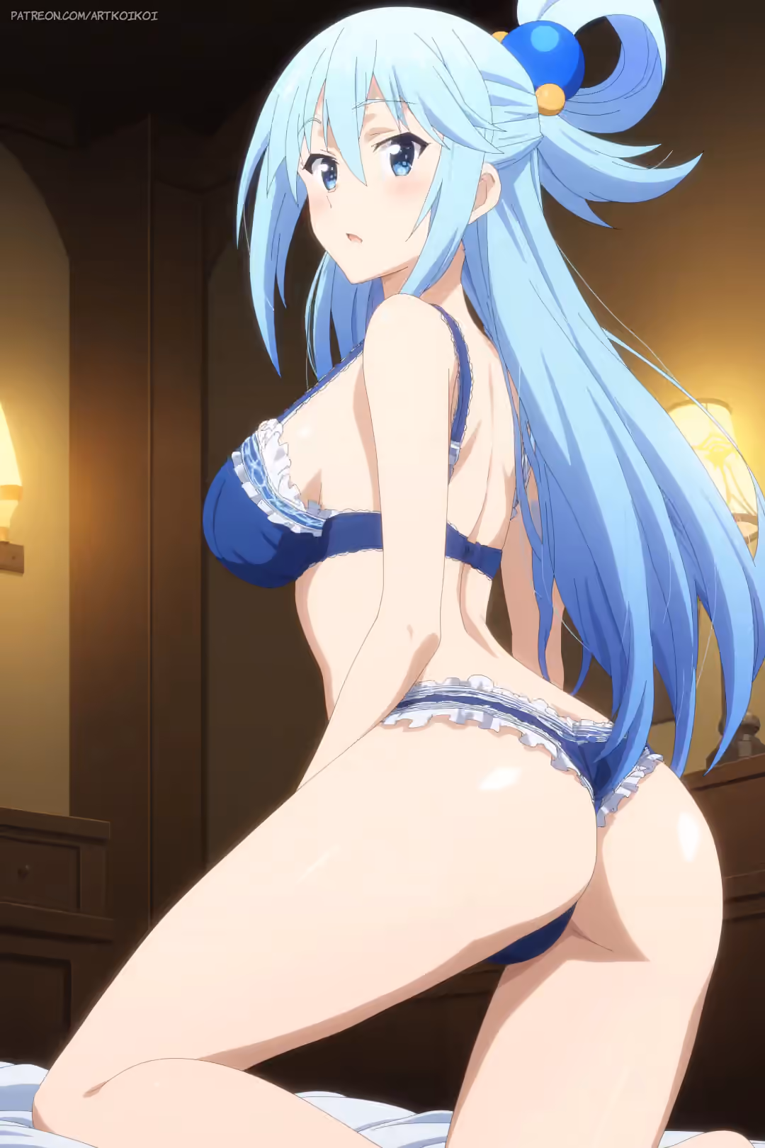 Aqua - KonoSuba: God's Blessing on This Wonderful World! (Kono Subarashii Sekai ni Shukufuku wo!) - Hentai Gallery 25 - 30 Images — image 4 of 30