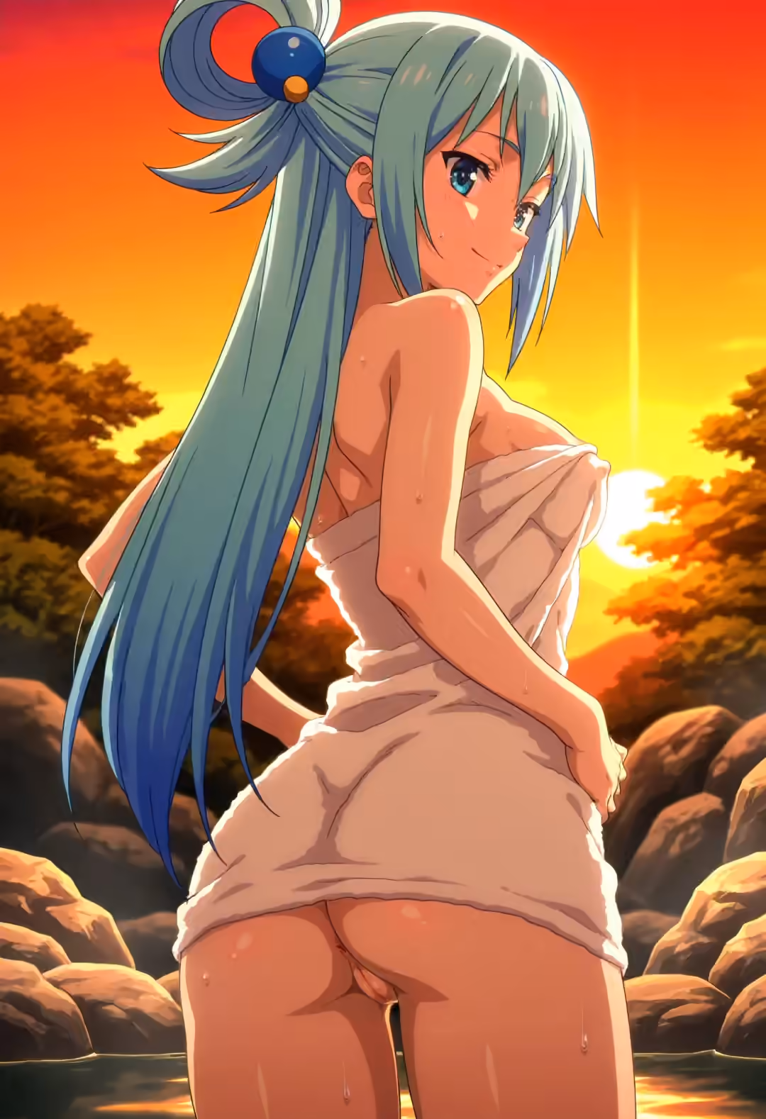 Aqua - KonoSuba: God's Blessing on This Wonderful World! (Kono Subarashii Sekai ni Shukufuku wo!) - Hentai Gallery 26 - 30 Images — image 2 of 30