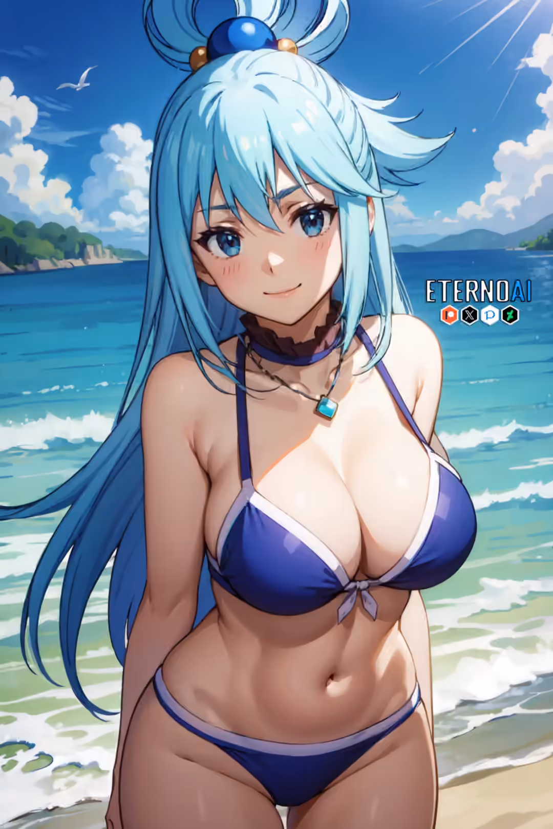 Aqua - KonoSuba: God's Blessing on This Wonderful World! (Kono Subarashii Sekai ni Shukufuku wo!) - Hentai Gallery 29 - 15 Images — image 2 of 15