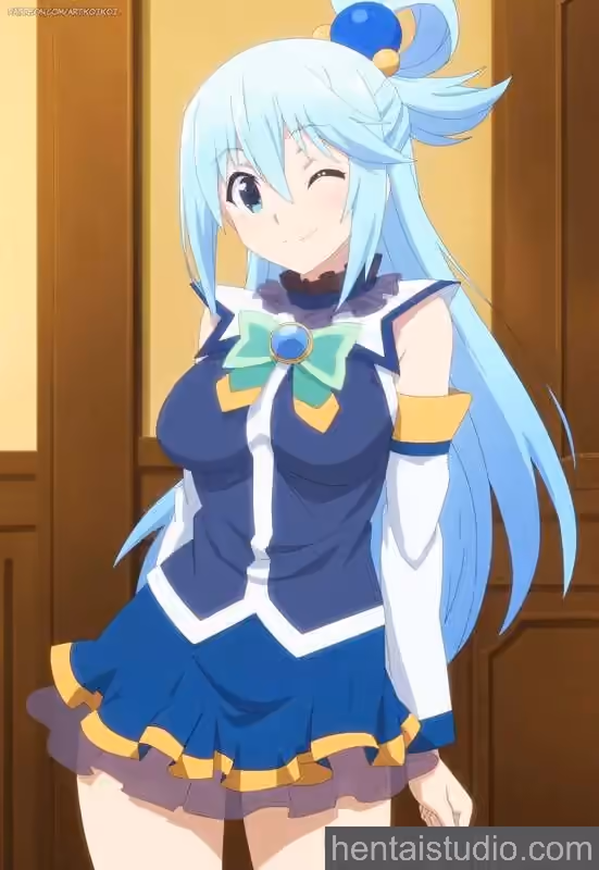 Aqua - KonoSuba: God's Blessing on This Wonderful World! (Kono Subarashii Sekai ni Shukufuku wo!) - Hentai Gallery 4 - 11 Images — image 1 of 11
