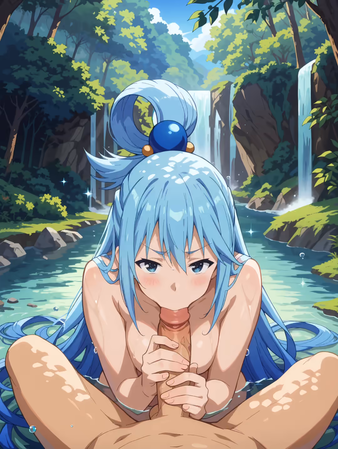 Aqua - KonoSuba: God's Blessing on This Wonderful World! (Kono Subarashii Sekai ni Shukufuku wo!) - Hentai Gallery 31 - 30 Images — image 11 of 30