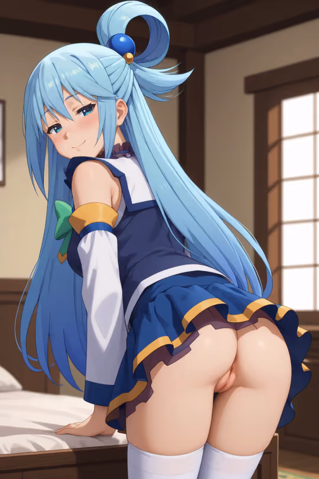 Aqua - KonoSuba: God's Blessing on This Wonderful World! (Kono Subarashii Sekai ni Shukufuku wo!) - Hentai Gallery 32 - 26 Images — image 1 of 26