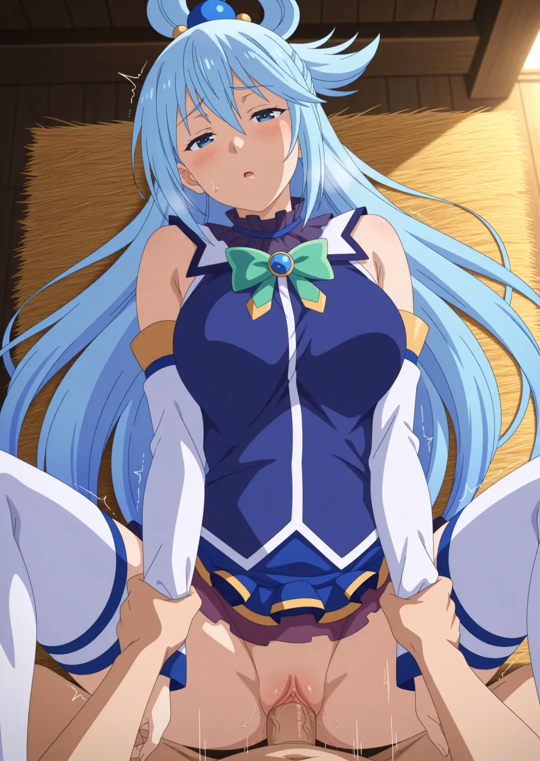 Aqua - KonoSuba: God's Blessing on This Wonderful World! (Kono Subarashii Sekai ni Shukufuku wo!) - Hentai Gallery 33 - 30 Images — image 10 of 30