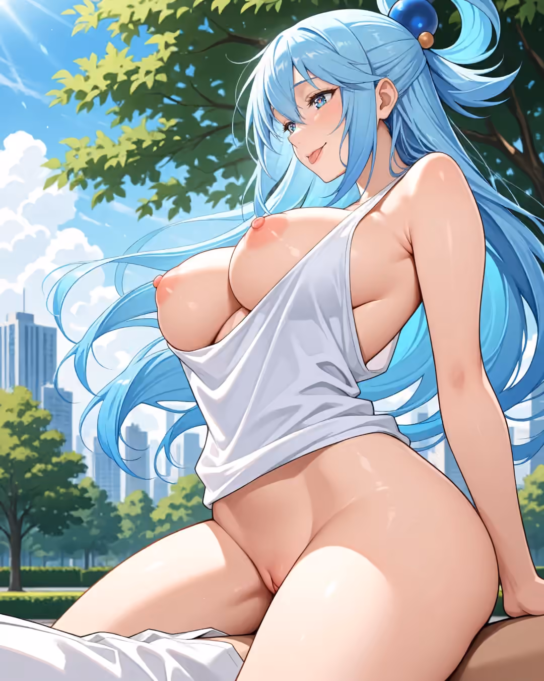 Aqua - KonoSuba: God's Blessing on This Wonderful World! (Kono Subarashii Sekai ni Shukufuku wo!) - Hentai Gallery 35 - 30 Images — image 16 of 30