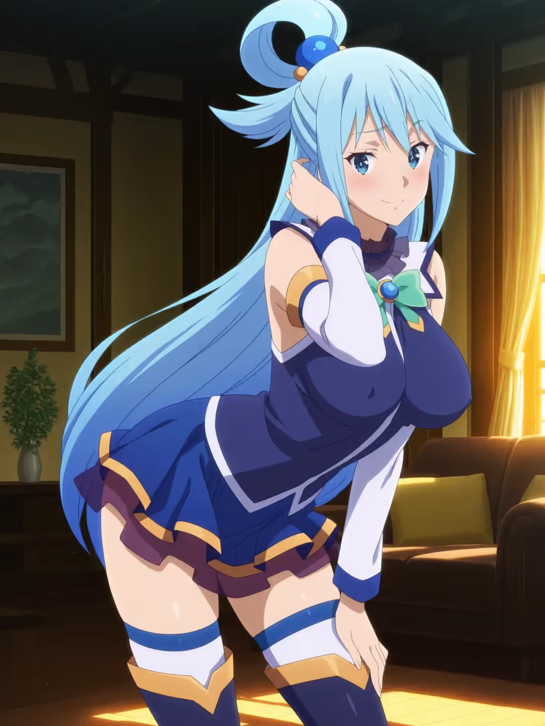 Aqua - KonoSuba: God's Blessing on This Wonderful World! (Kono Subarashii Sekai ni Shukufuku wo!) - Hentai Gallery 39 - 28 Images — image 1 of 28