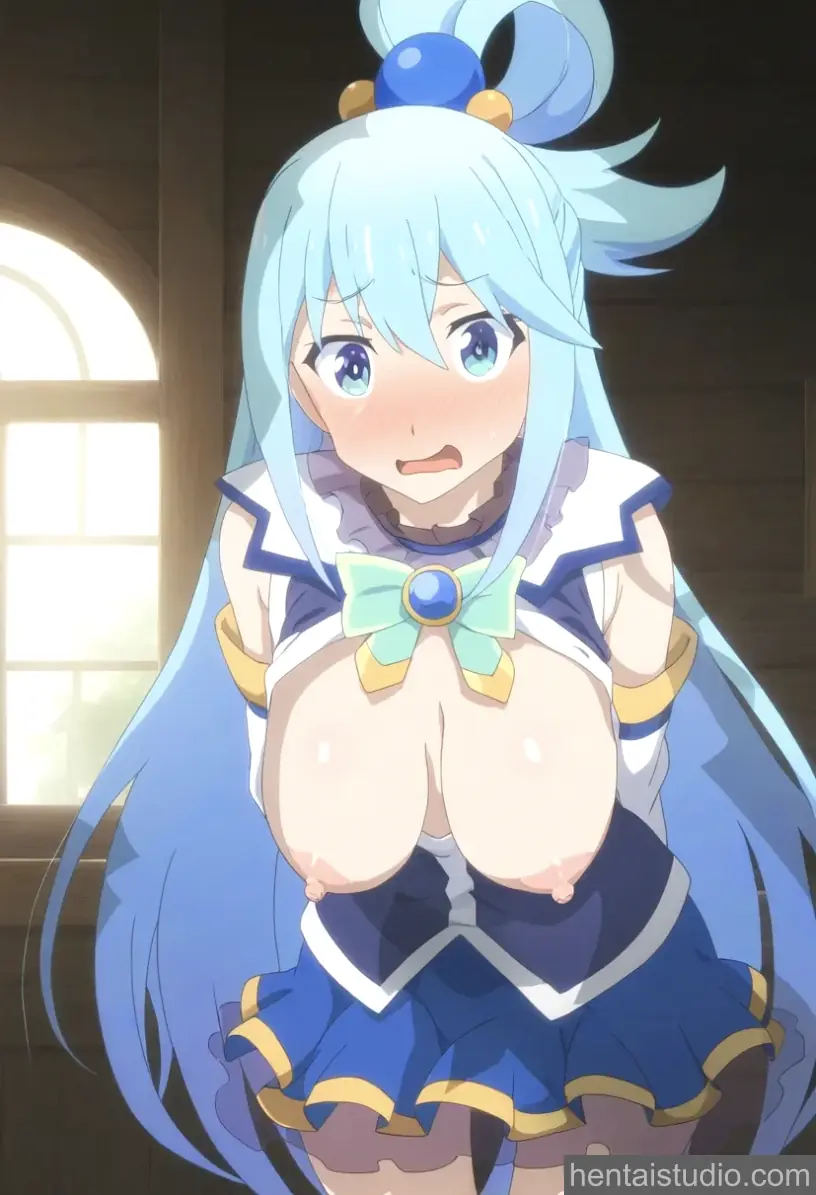 Aqua from Konosuba God's Blessing On This Wonderful World hentai art 53 of 54