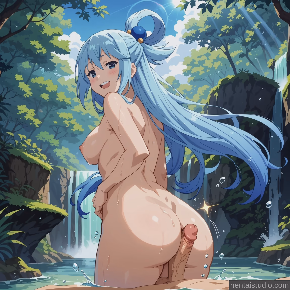 Aqua from KonoSuba: God's Blessing on This Wonderful World! (Kono Subarashii Sekai ni Shukufuku o!) — image 36 of 157