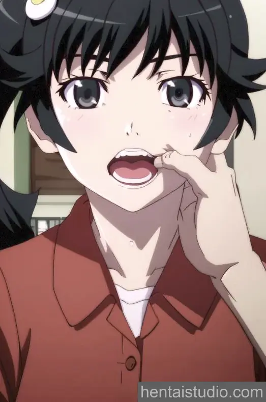 Araragi Karen from Bakemonogatari hentai art 6 of 10
