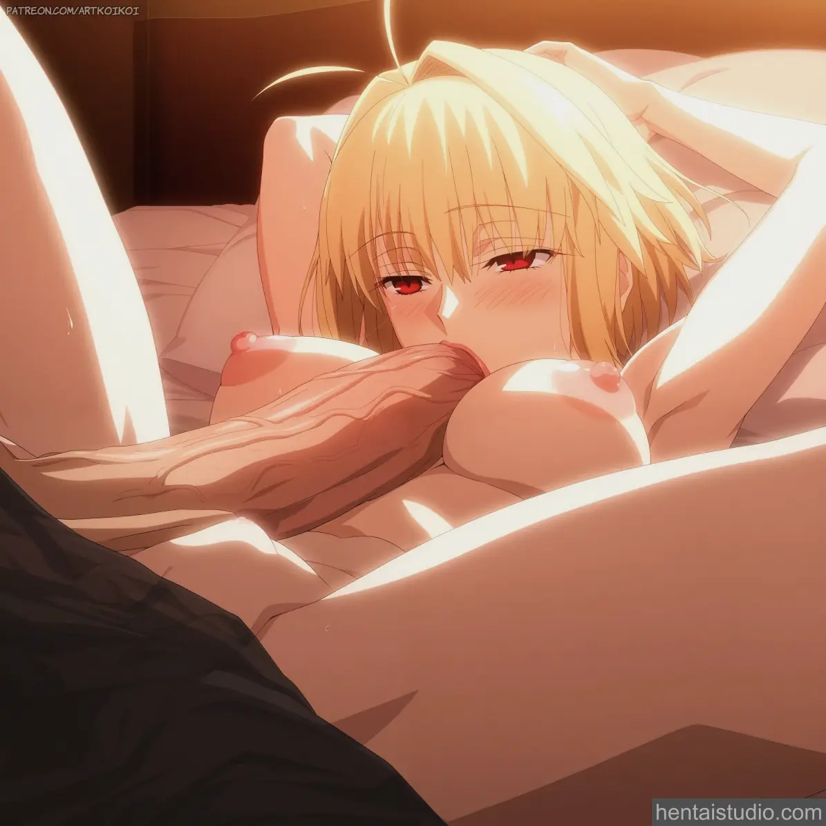 Arcueid Brunestud from Lunar Legend Tsukihime hentai art 7 of 10