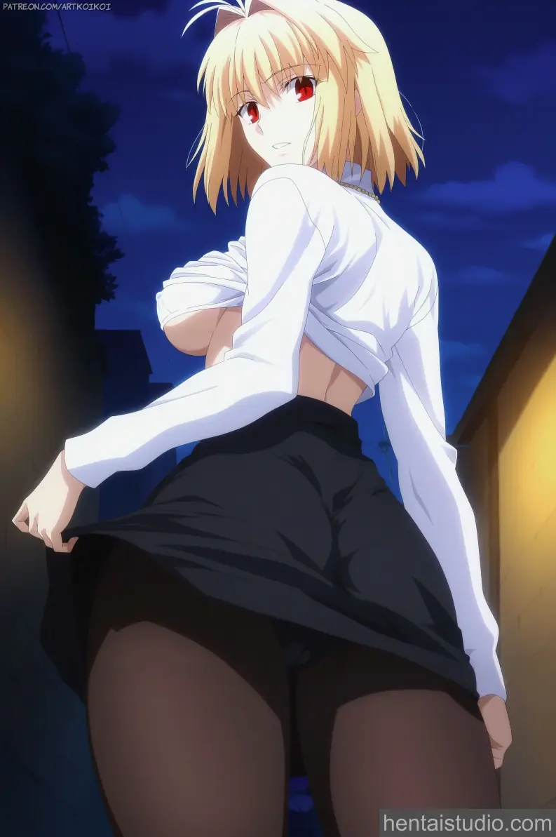 Arcueid Brunestud from Lunar Legend Tsukihime hentai art 12 of 13