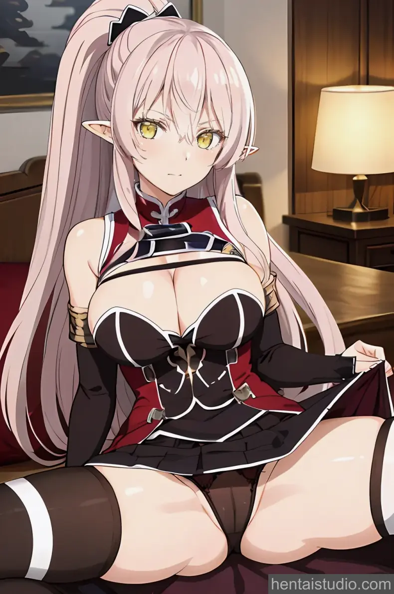 Ariane Glenys Lalatoya from Skeleton Knight In Another World hentai art 14 of 44