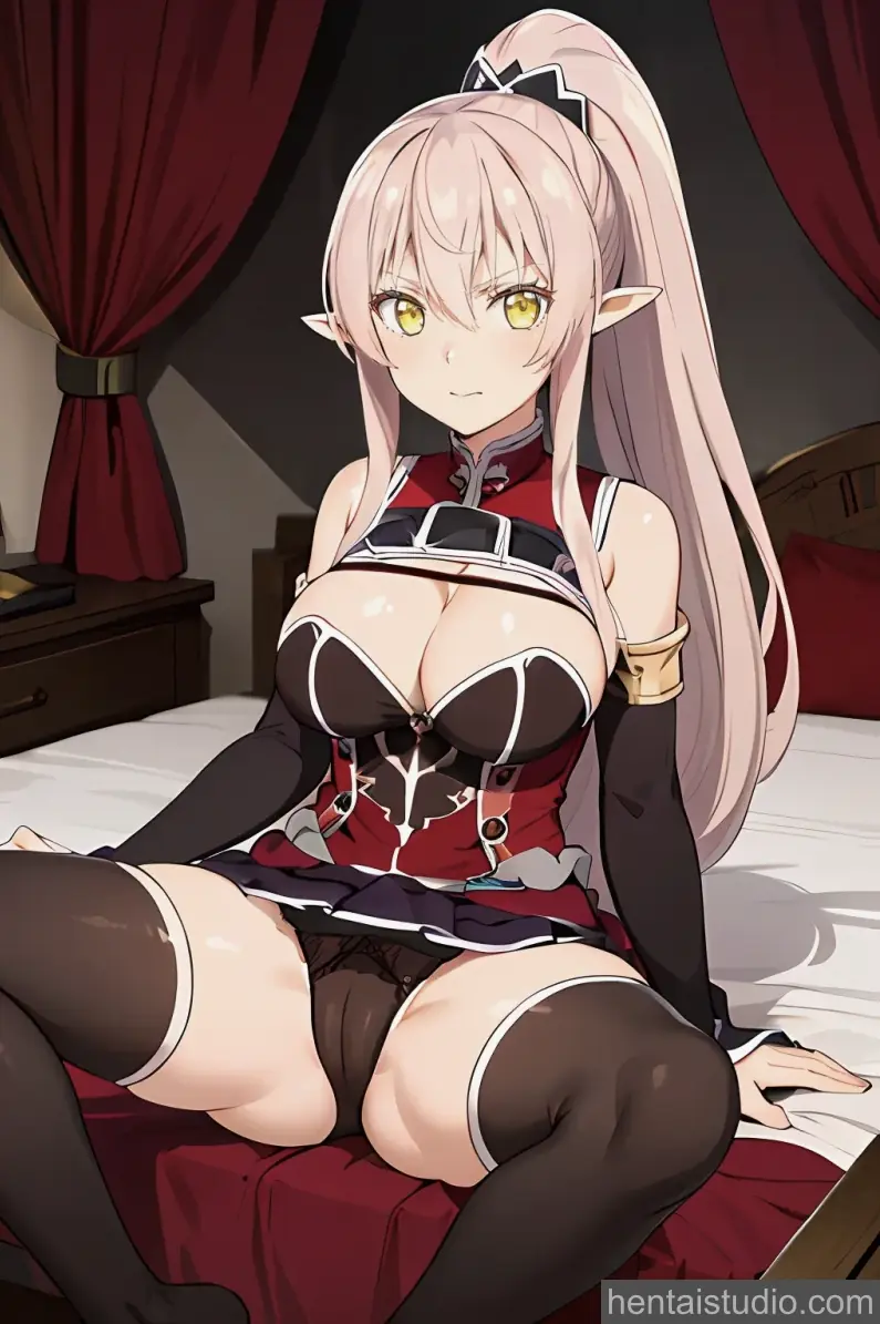 Ariane Glenys Lalatoya from Skeleton Knight In Another World hentai art 35 of 44
