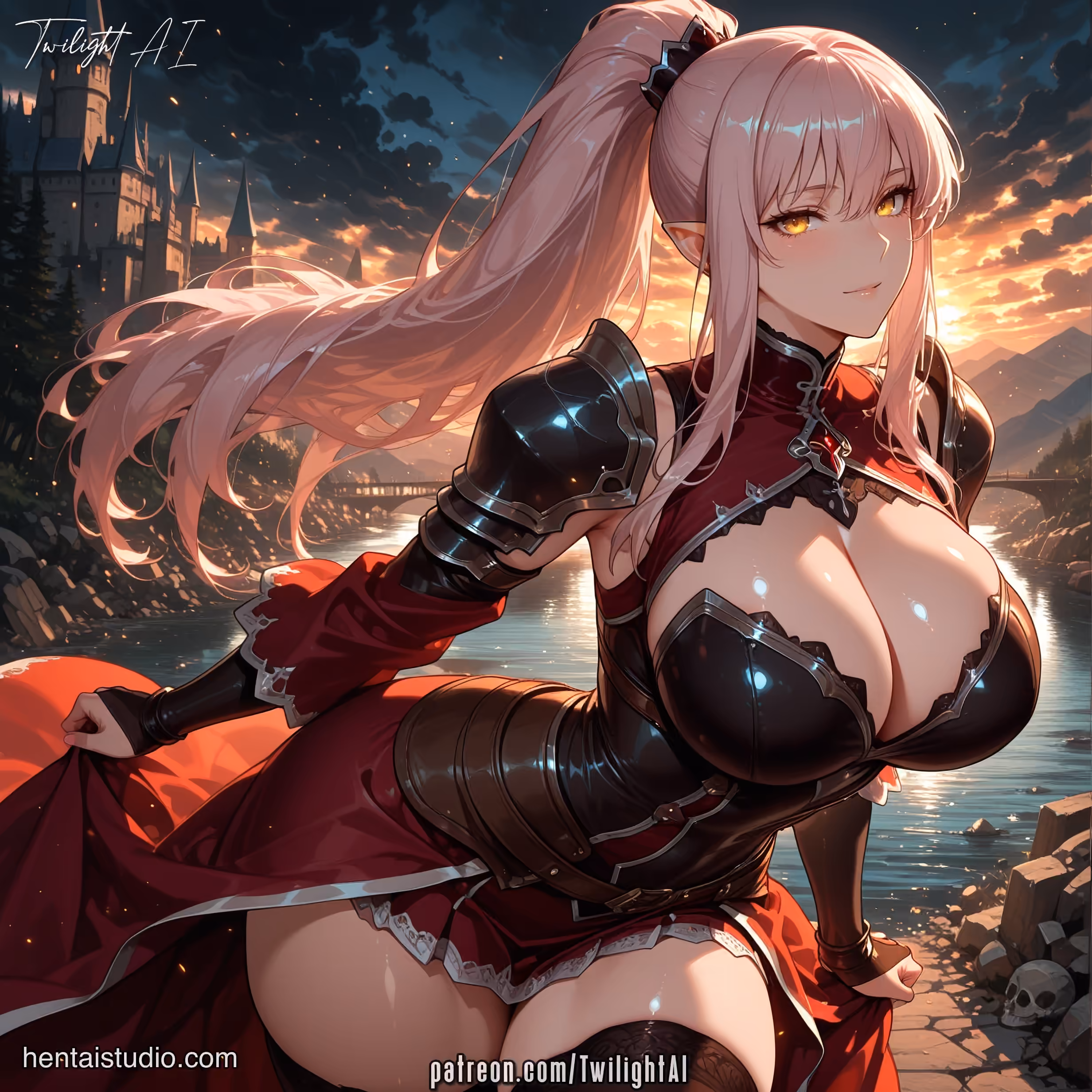 Ariane Glenys Maple - Skeleton Knight in Another World (Gaikotsu Kishi-sama, Tadaima Isekai e Odekakechuu) - Hentai Gallery 18 - 38 Images — image 2 of 38