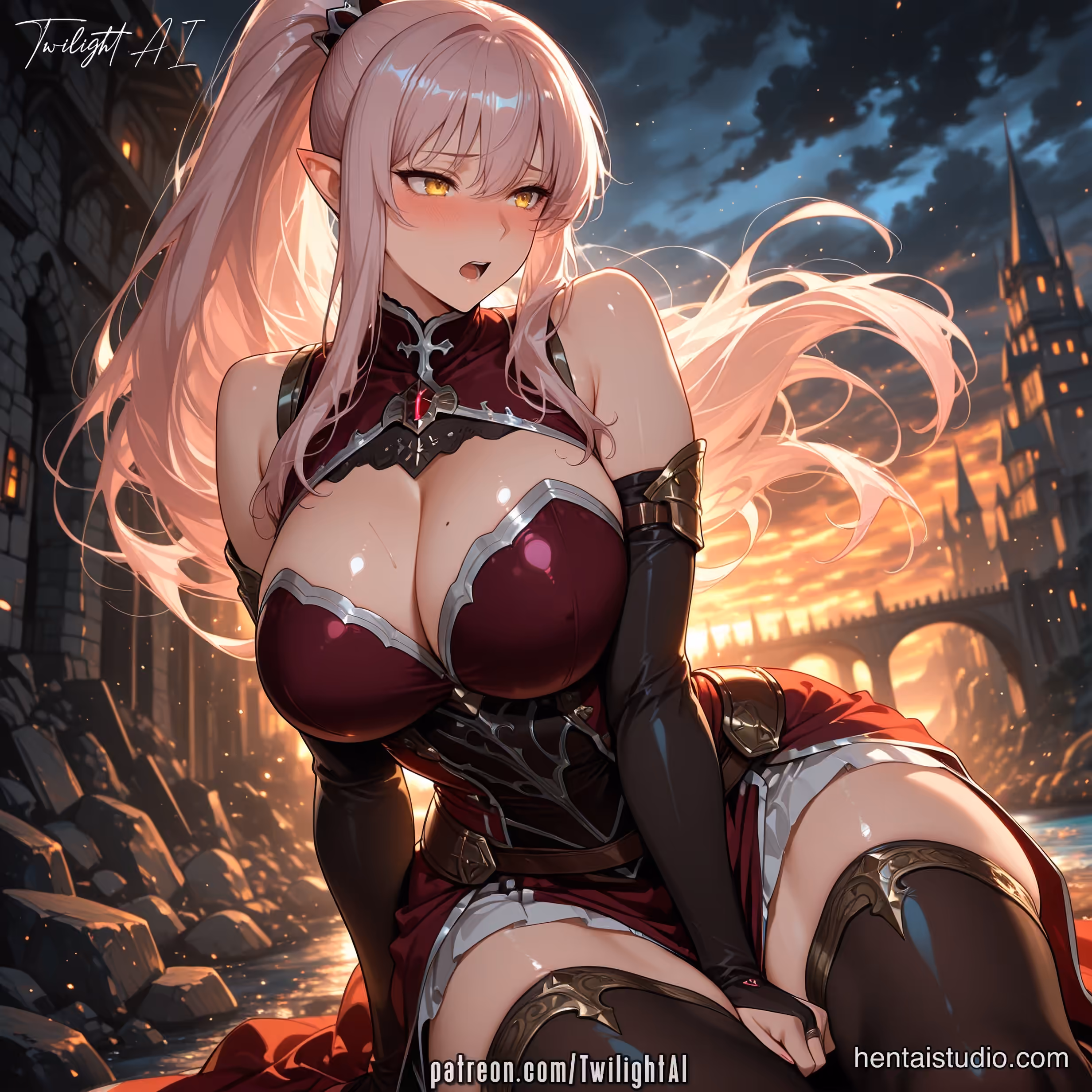 Ariane Glenys Maple - Skeleton Knight in Another World (Gaikotsu Kishi-sama, Tadaima Isekai e Odekakechuu) - Hentai Gallery 18 - 38 Images — image 7 of 38