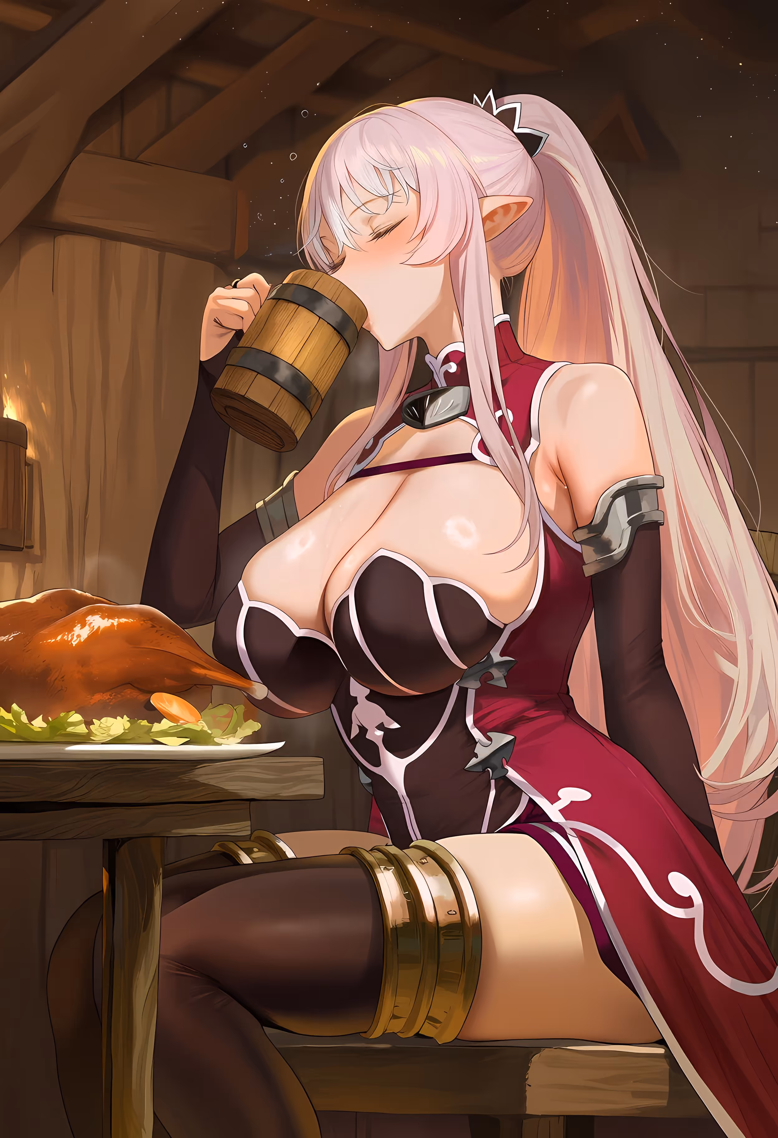 Ariane Glenys Maple - Skeleton Knight in Another World (Gaikotsu Kishi-sama, Tadaima Isekai e Odekakechuu) - Hentai Gallery 7 - 395 Images — image 3 of 395