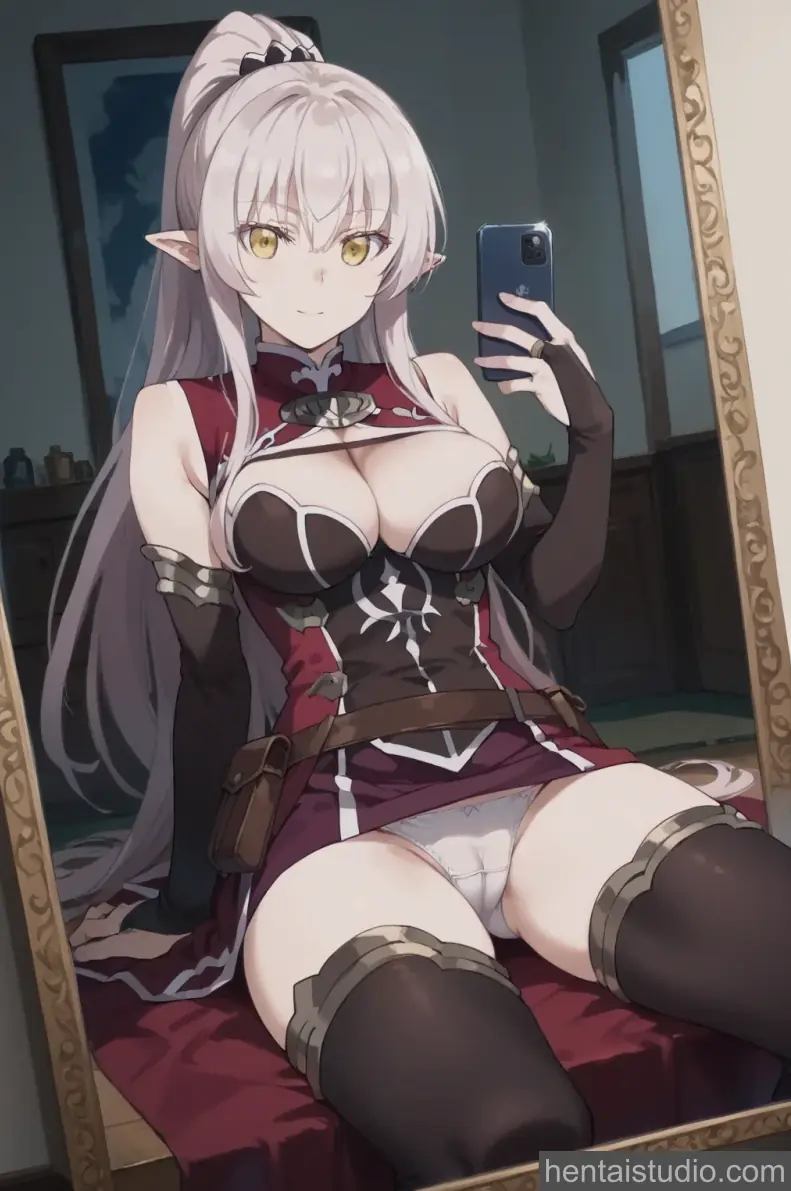 Ariane Glenys Maple from Skeleton Knight In Another World hentai art 41 of 102