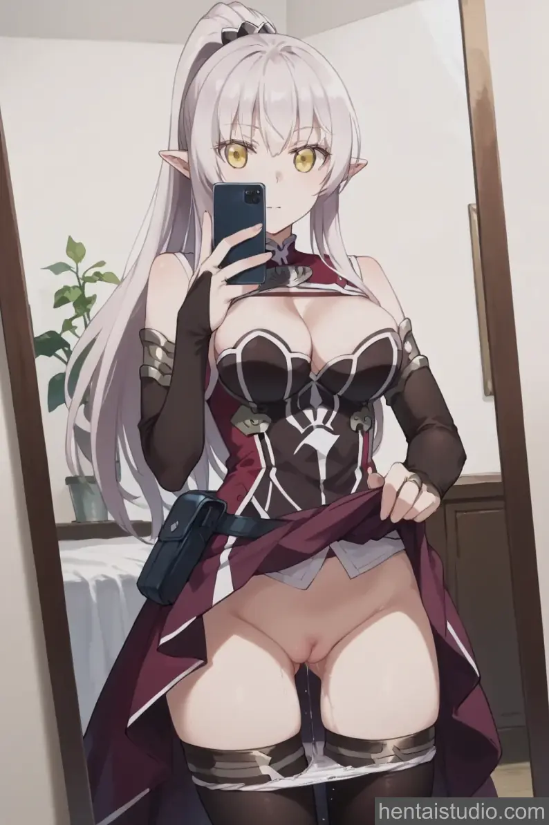 Ariane Glenys Maple from Skeleton Knight In Another World hentai art 81 of 102