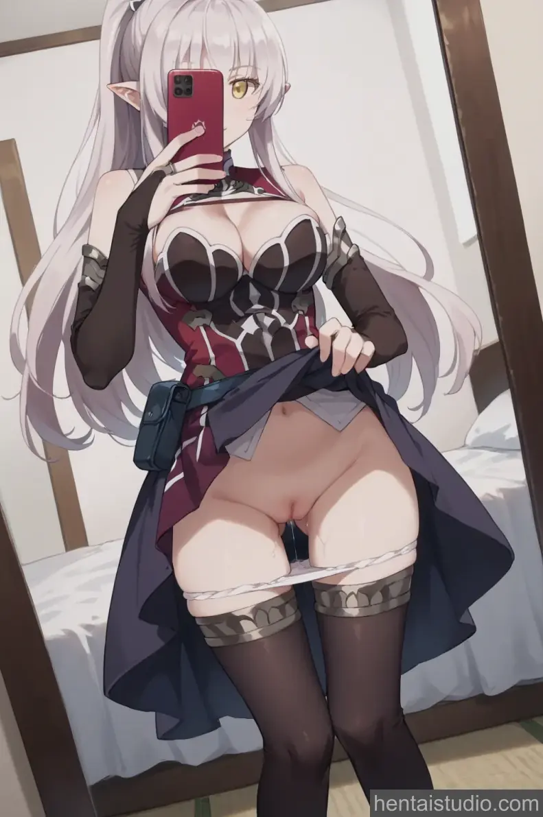Ariane Glenys Maple from Skeleton Knight In Another World hentai art 86 of 102