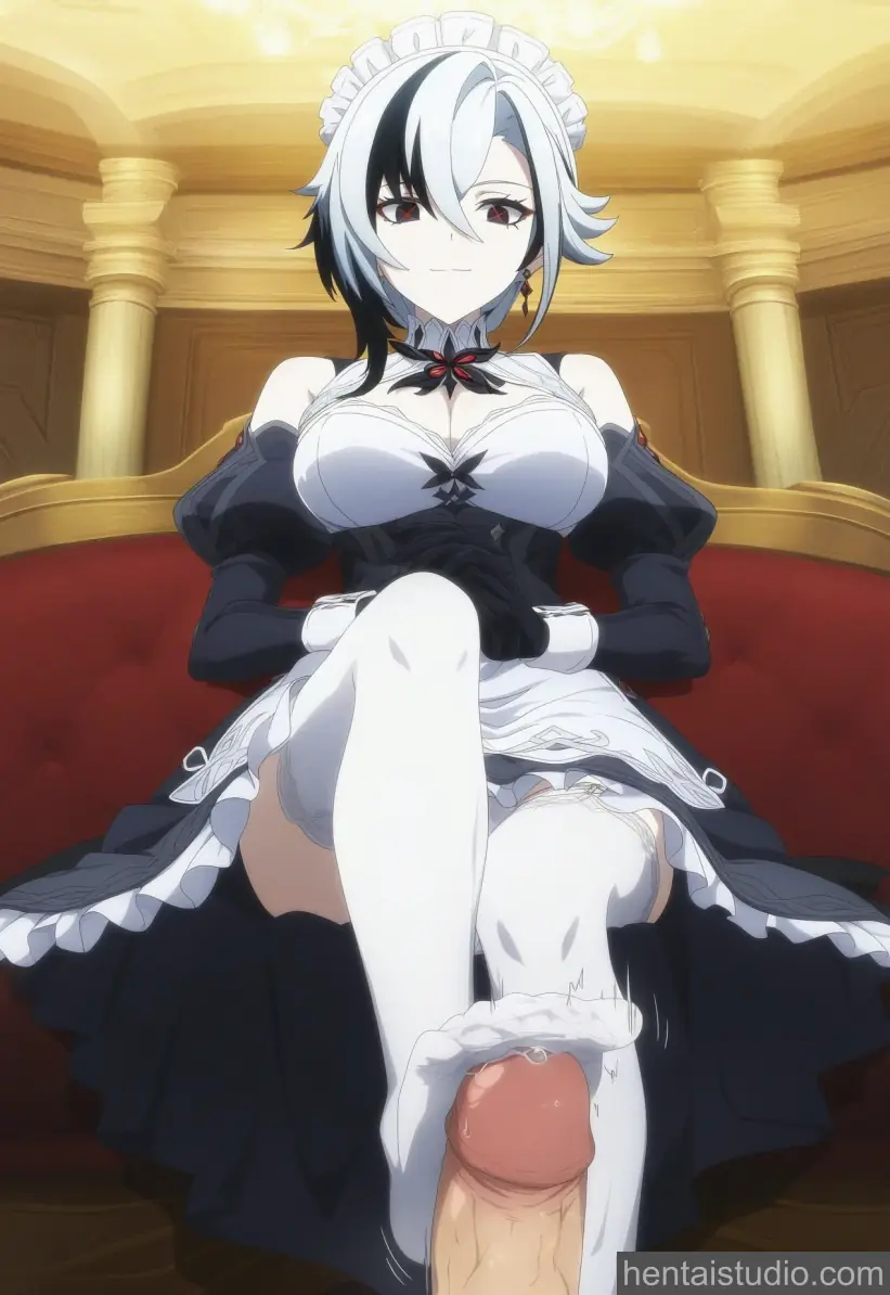 Arlecchino from Genshin Impact hentai art 12 of 99