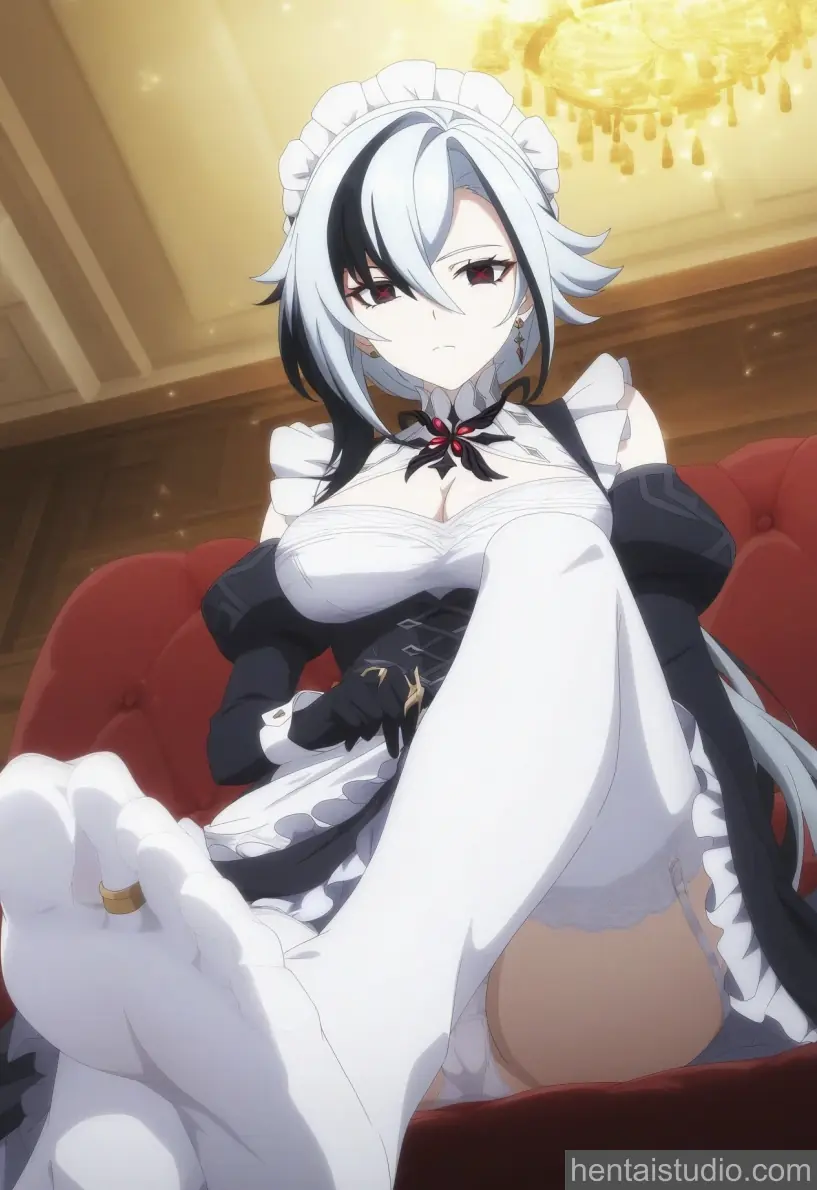 Arlecchino from Genshin Impact hentai art 18 of 99