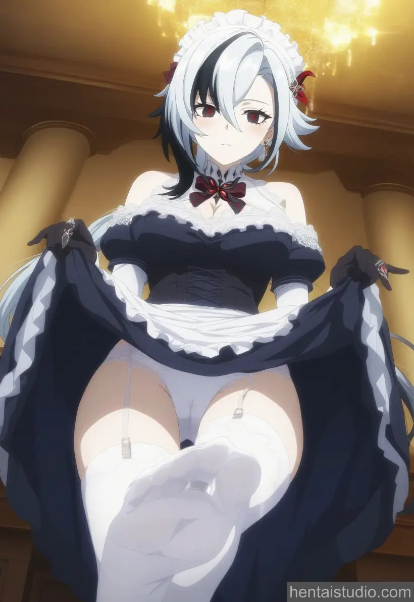 Arlecchino from Genshin Impact hentai art 19 of 99