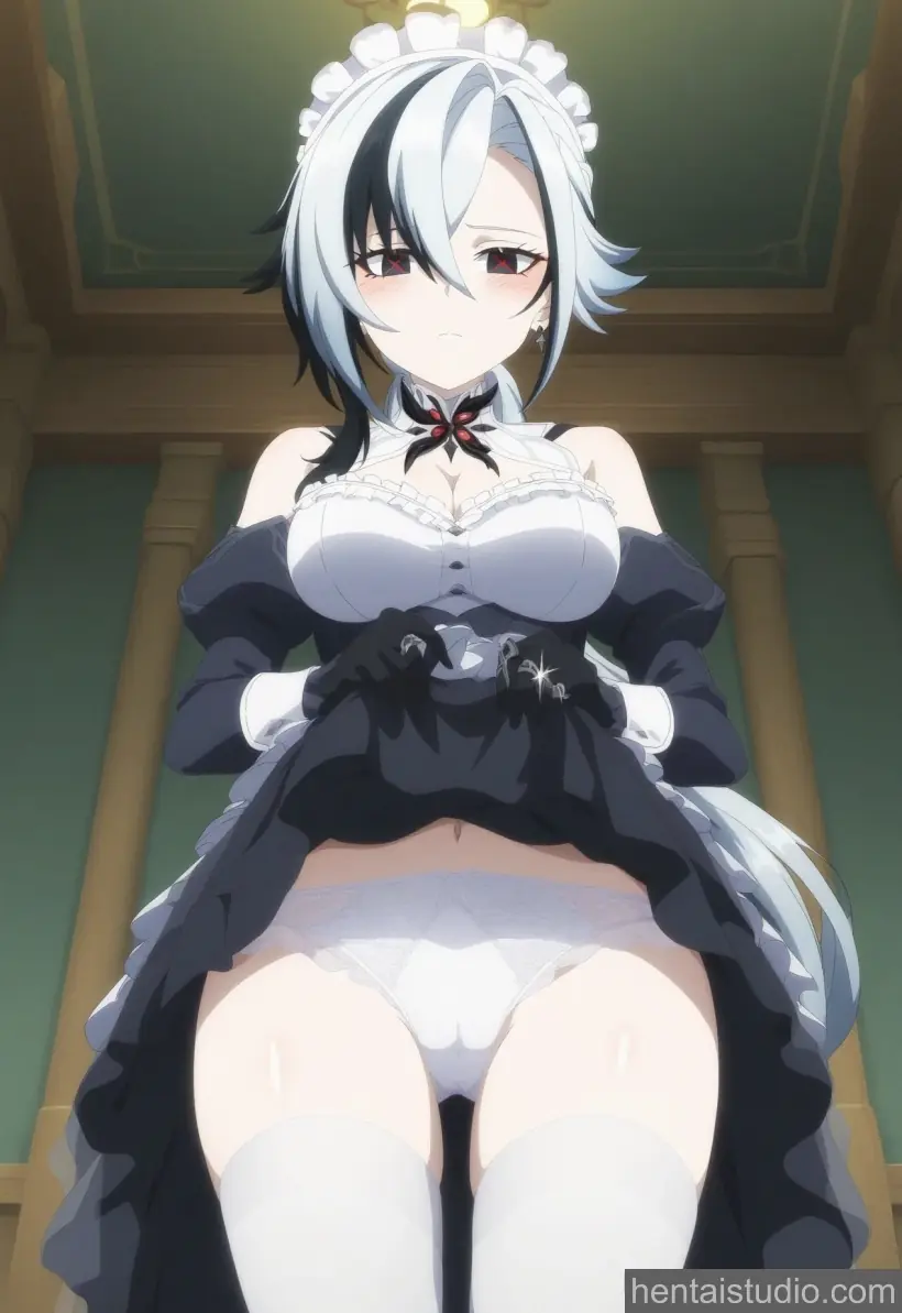 Arlecchino from Genshin Impact hentai art 23 of 99