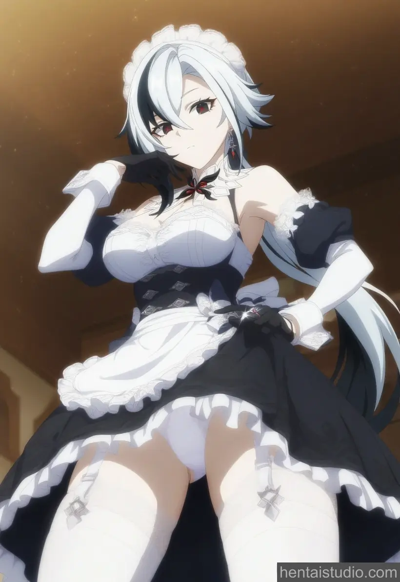 Arlecchino from Genshin Impact hentai art 26 of 99