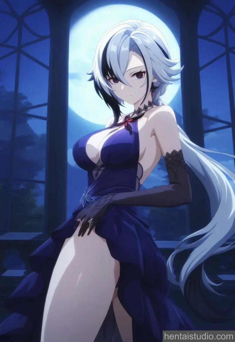 Arlecchino from Genshin Impact hentai art 92 of 99