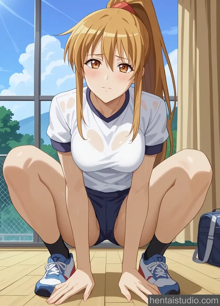 Asou Saori from 15 Bishoujo Hyouryuuki hentai art 4 of 25