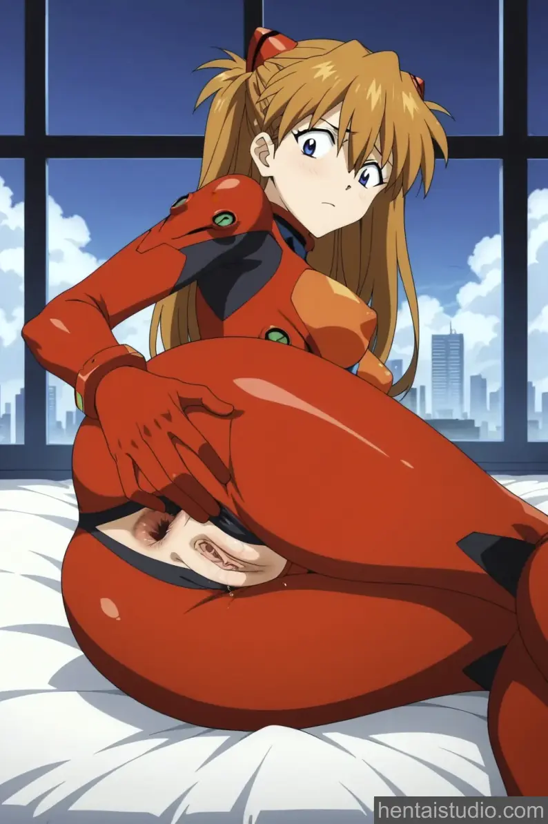 Asuka Langley from Neon Genesis Evangelion hentai art 12 of 92