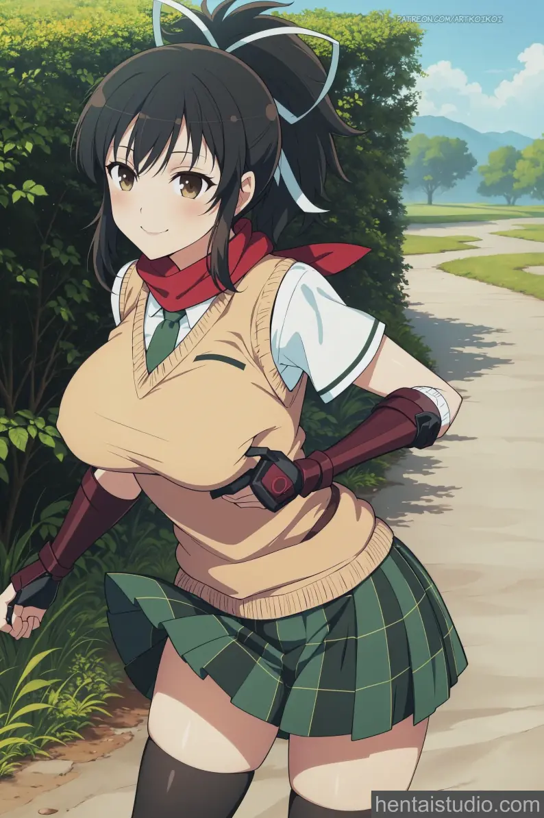 Asuka from Senran Kagura hentai art 7 of 14
