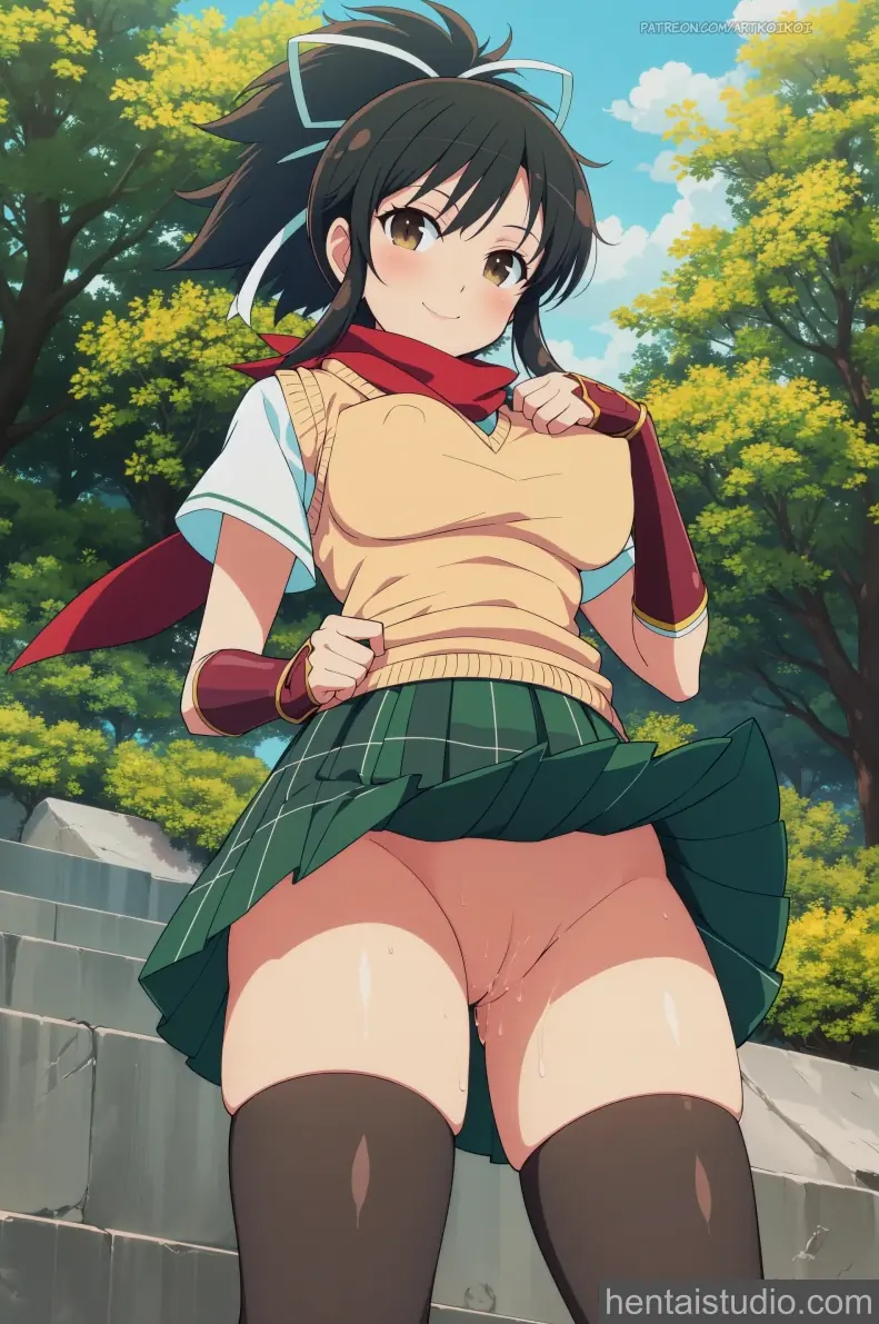 Asuka from Senran Kagura hentai art 8 of 14