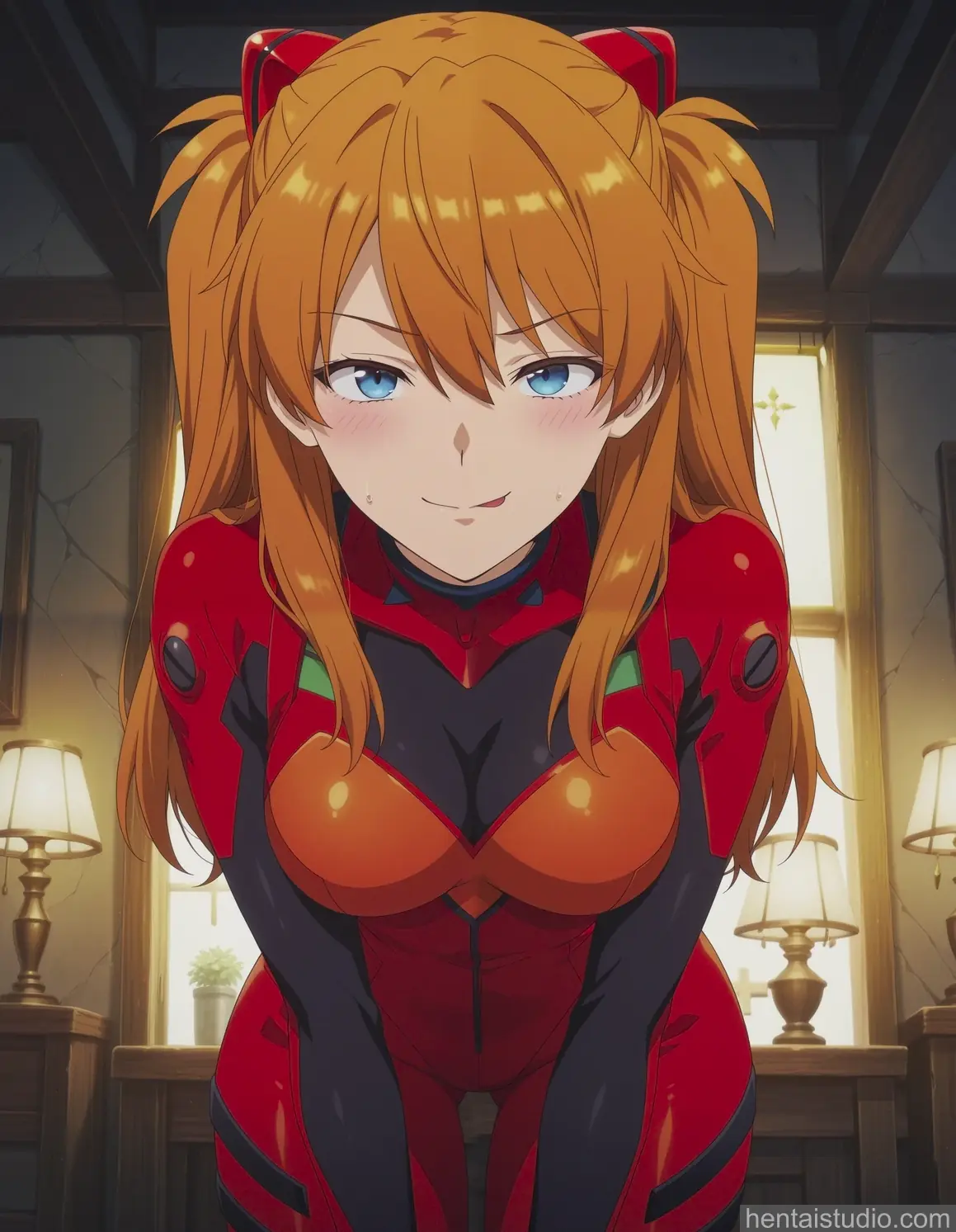 Asuka Soryu Langley from Neon Genesis Evangelion hentai art 2 of 38