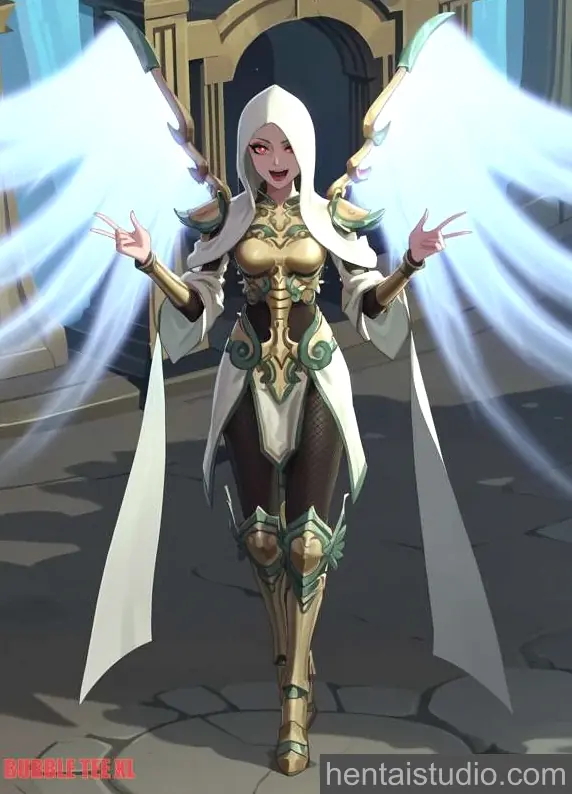Auriel from Diablo hentai art 2 of 24