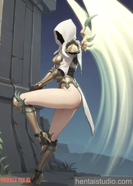 Auriel from Diablo hentai art 3 of 24