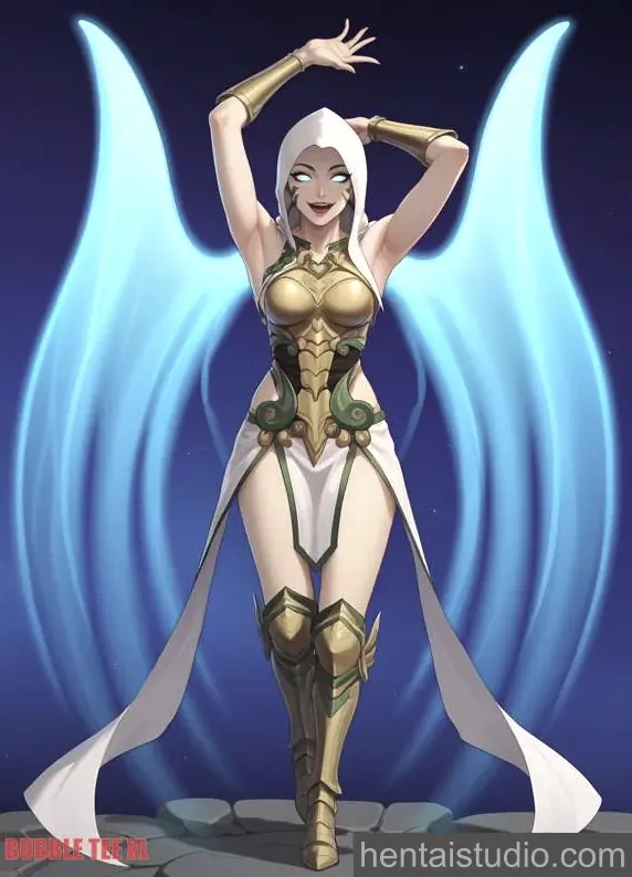 Auriel from Diablo hentai art 6 of 24