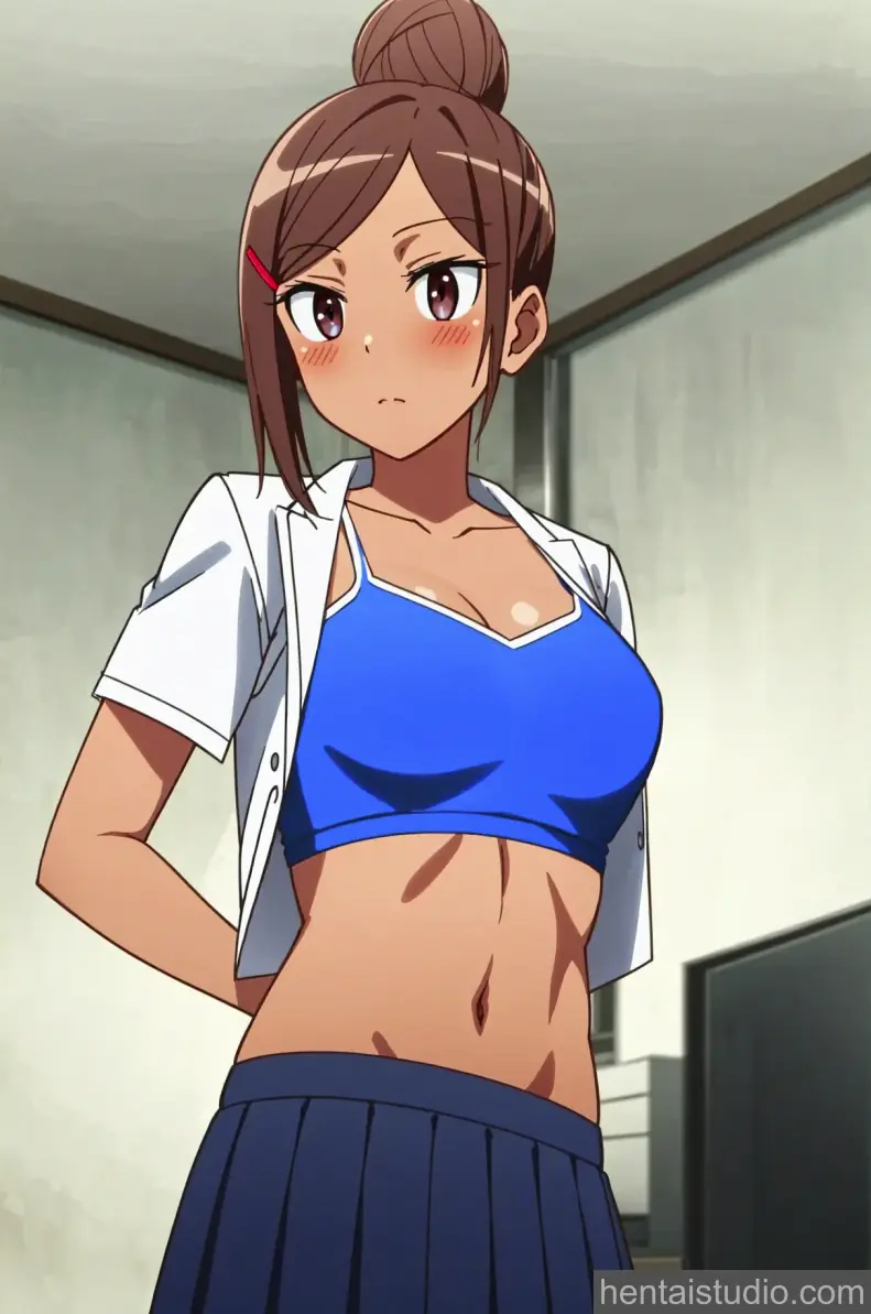 Ayaka Uehara from How Heavy Are The Dumbbelss You Lift hentai art 13 of 52