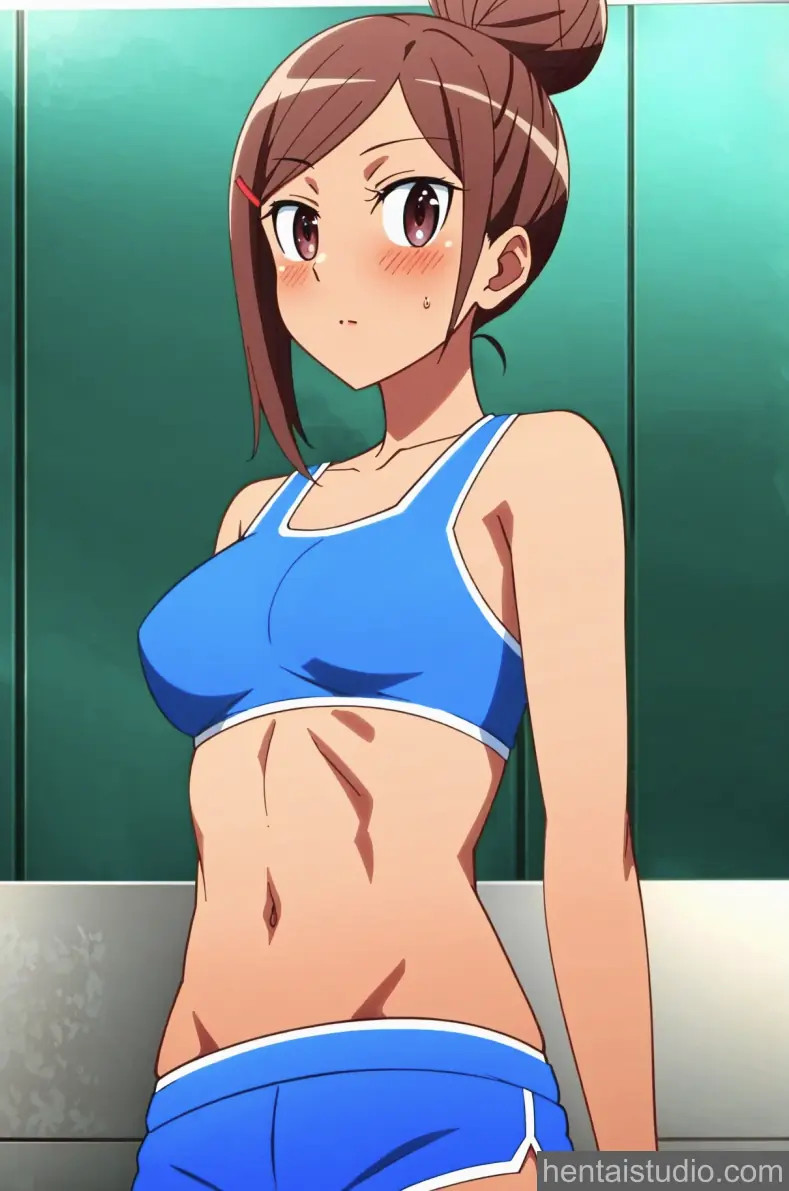 Ayaka Uehara from How Heavy Are The Dumbbelss You Lift hentai art 19 of 52